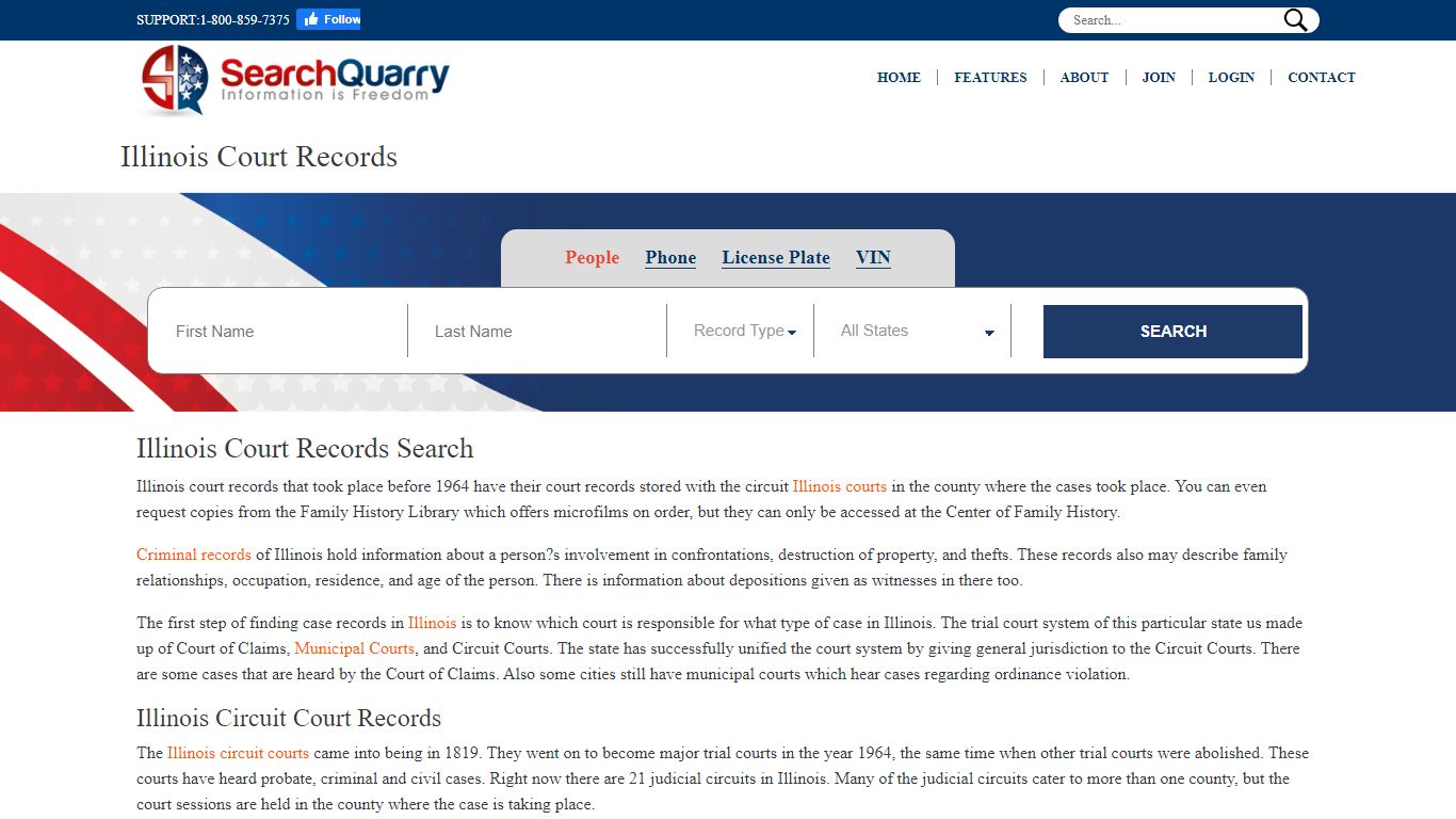 Free Illinois Court Records | Enter a Name to View Court Records Online